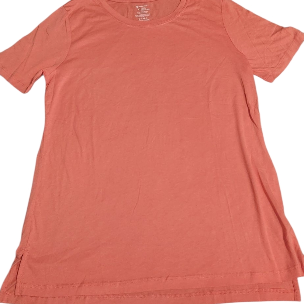 Member's Mark Essential Relaxed Fit Crewneck Short Sleeve Tee COSMOS CORAL